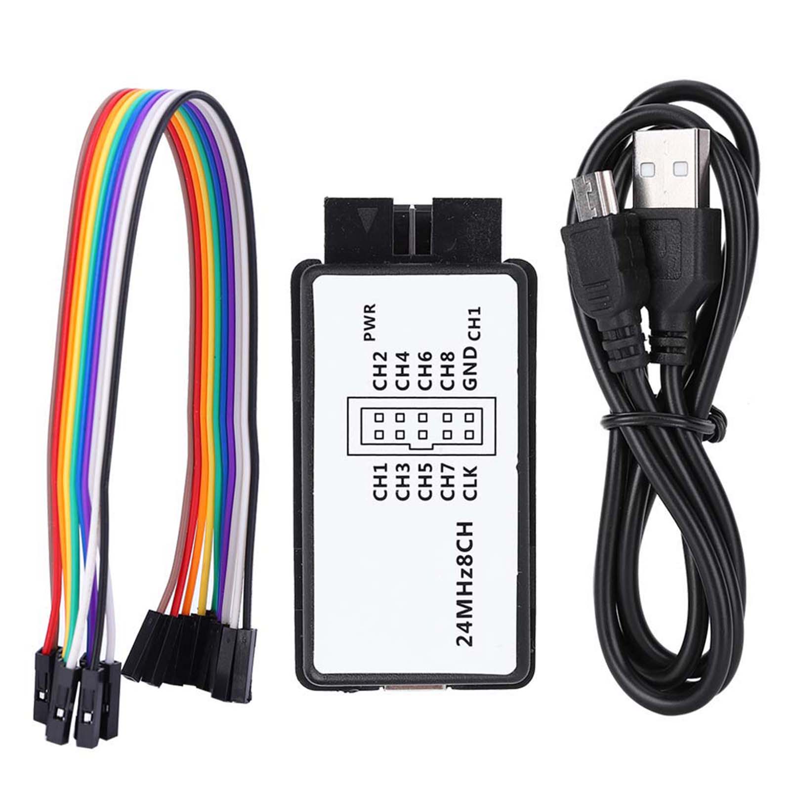 Penganalisis Logika 24MHz, Per - Logic Analyzer Usb ulasan dan harga